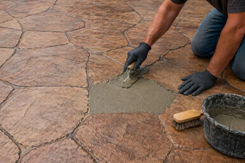 Decorative Concrete Repair in Weatherford, TX