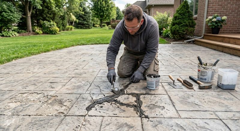 Decorative Concrete Repair in Fort Mill, SC