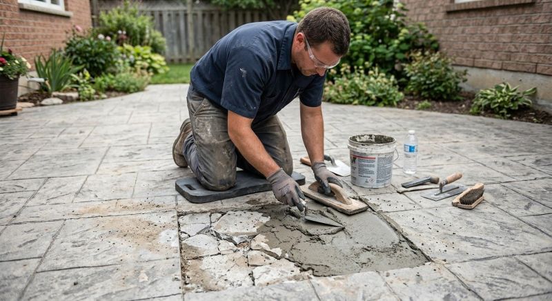 Decorative Concrete Repair in Rockville, MD